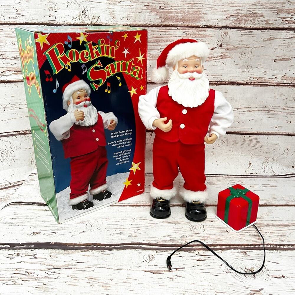 RADIO SHACK Vintage 1999 Christmas Rockin’ Santa